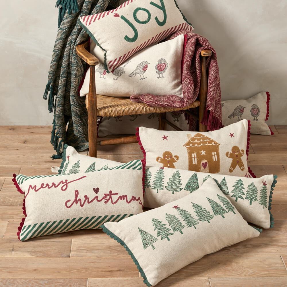 Merry christmas cushion best sale